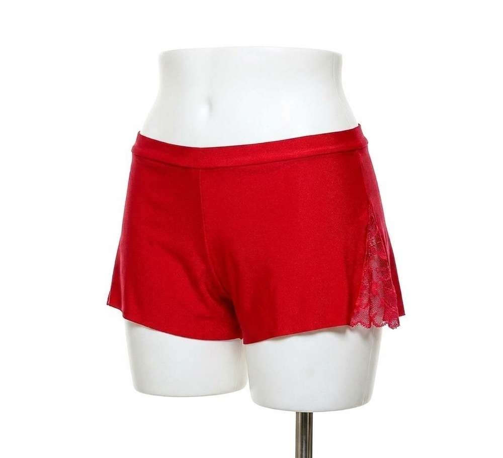 NEW COMMANDO women's love + lust tap short in ruby red